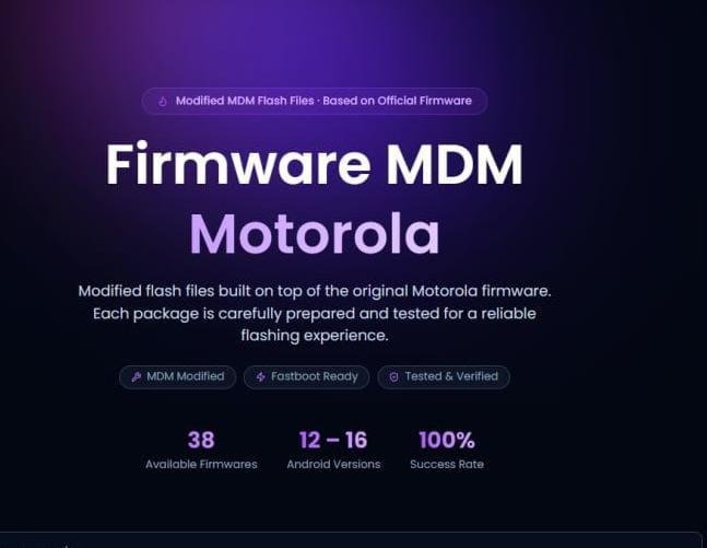 Firmware MDM, Novos Modelos Adicionados