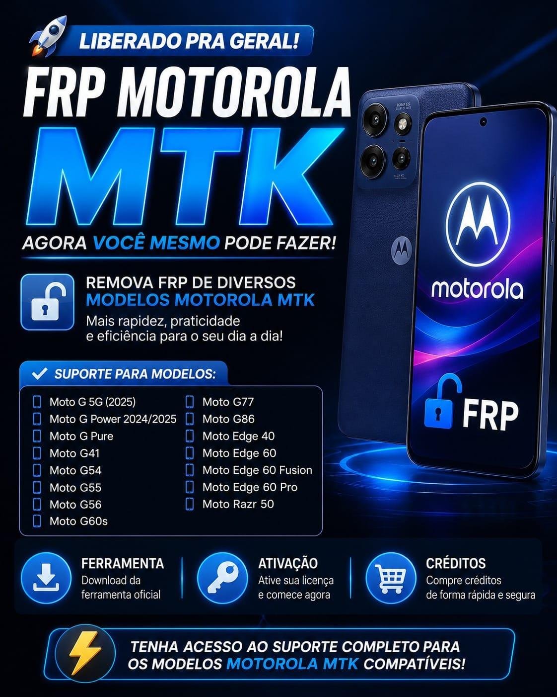 Créditos da Ferramenta Moto M para (Usuário Existente)✅️